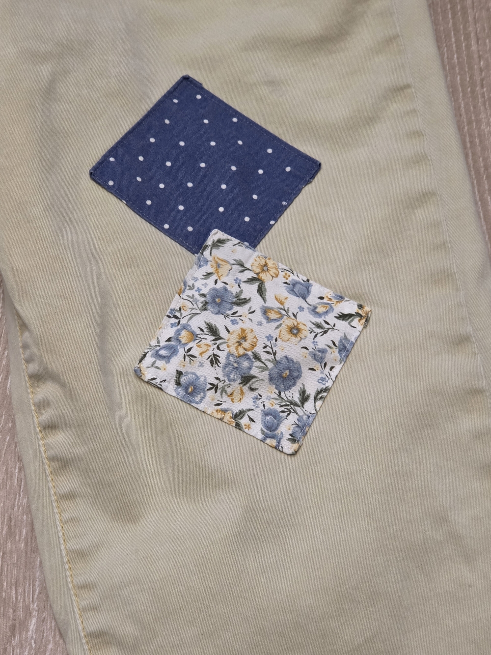 Darling Light Yellow Patchwork Pant